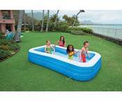 Piscine gonflable rectangulaire Family 305x183x56cm Piscine gonflable rectangulaire