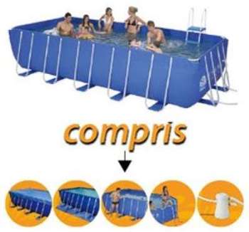 Piscine hors sol tubulaire jilong 540cm x 274cm x