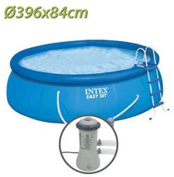 Piscine hors-sol autoportante Intex Easy Set 396 x Piscine hors-sol autoportante