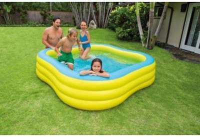 Piscine enfant Intex HUBLOT carrée 229 cm Piscine enfant Intex HUBLOT