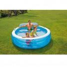 Piscine gonflable avec banc Intex