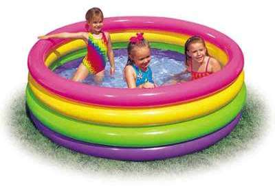 INTEX Piscine Sunset Glow a 4 anneaux 156441NP