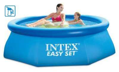 INTEX Piscine Easy Set Pool 244 x 76 cm, avec filt