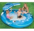 Piscinette enfant avec fontaine jet deau - Intex