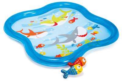 INTEX Piscine carré pour enfants avec arroseur 571