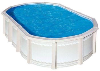 Piscine hors sol métal/résine TRIGANO Liberty oval