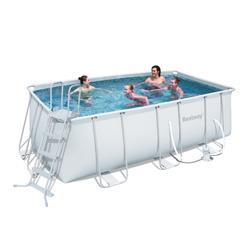 Piscine tubulaire rectangulaire STEEL PRO 4.12m x