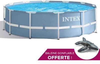 Piscine tubulaire Intex Prism Frame ronde 3,66 x 0