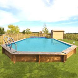 Piscine hors sol en bois Los Angeles 942x592x146