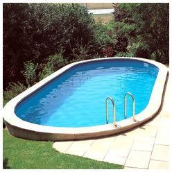 Kit piscine enterrée acier Sumatra ovale 500 x 300