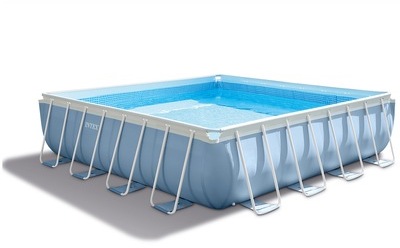 Piscine tubulaire carrée 4,27 x 4,27 x 1,07 m - In