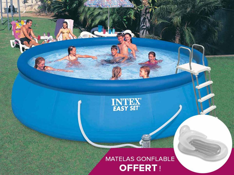 Piscine autoportée Easy Set Intex - 4,57 x 1,22 m