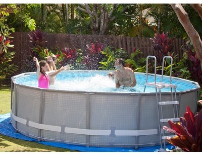 Piscine tubulaire Intex Ultra Frame ronde 4,27 x 1