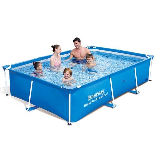 Bestway Piscine gonflable rectangulaire Steel Pro