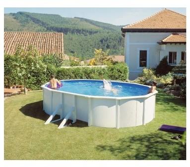 Kit piscine hors sol BORA BORA ovale en acier avec