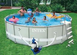 Kit Piscine Tubulaire Ronde 4m88x1m22 Intex