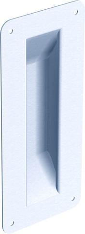 Poignée cuvette à encastrer en acier 200x90 mm Poignée cuvette à encastrer