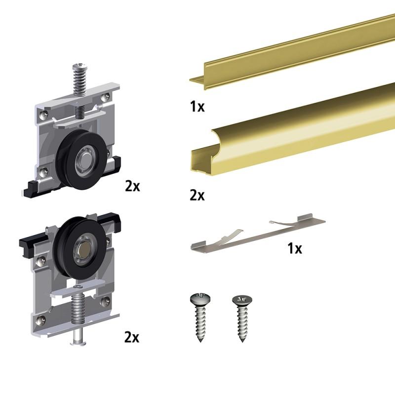 Kit pour 1 porte de placard supplémentaire SLIDUP