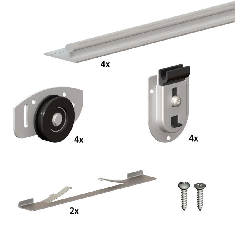 Système coulissant SLIDUP 130 pour 2 ou 3 portes