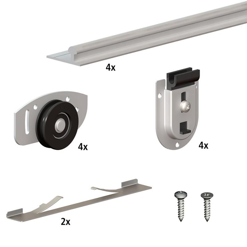 Système coulissant SLIDUP 130 pour 2 ou 3 portes