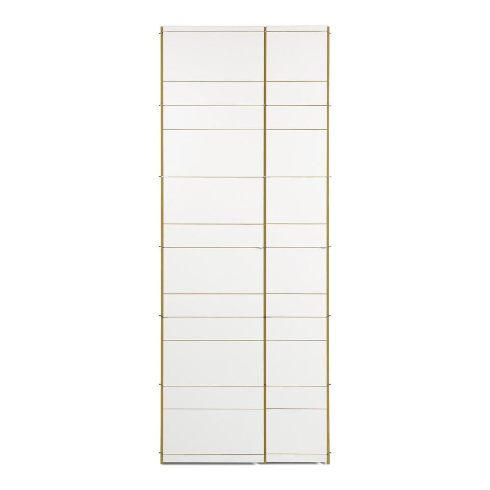 Moormann K1 - Armoire - blanc/avec un tringle à vê