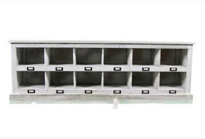 MEUBLE BAS RANGEMENT BOIS CERUSE BLANC 12 RANGEMENTS MEUBLE BAS RANGEMENT BOIS
