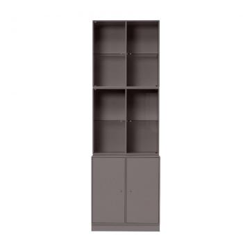 Rise - Vitrine H 211 8cm - coffee 35 laqué one shelf Rise - Vitrine H 211 8cm -
