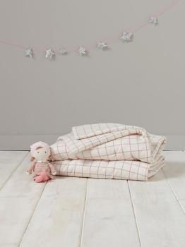 BOUTIS CARREAUX blanc / rose