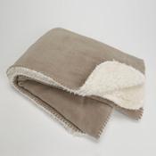 Plaid en polyester cocoon 75x100cm ISIDORE L OURSON Plaid en polyester cocoon