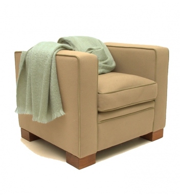 Plaid Mohair Vert Sauge Luxe 140 X 180 cm