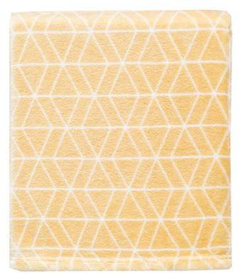 Plaid doudou JAUNE OCRE 130X160 Plaid doudou JAUNE OCRE 130X160