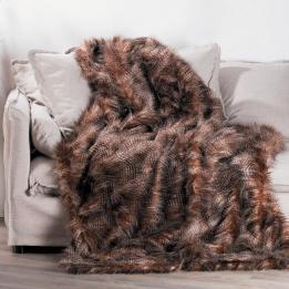 Plaid imitation fourrure Sauvage