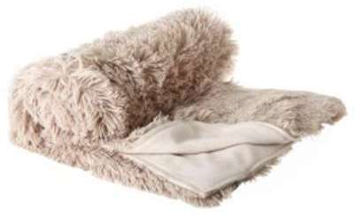 Plaid fausse fourrure (160 cm) Sibérien Lin Plaid fausse fourrure (160