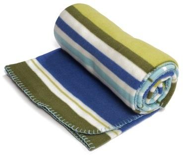 Plaid polaire rayure multicolore 130x170cm ARCTIQU