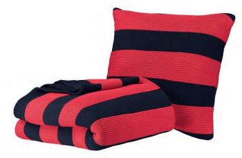 Coussin Rue Jacob Poppy Red