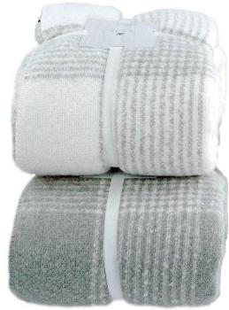 Plaid Acrylic Mohair Doublé Mouton EDINBOURG 150x2