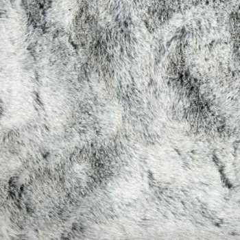 Plaid fausse fourrure Moscou Gris 180 x 220 cm
