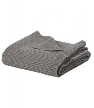 Jeté de canapé Couvre-lit 100 coton lavé gris 240 X Jeté de canapé Couvre-lit