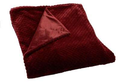 Plaid Damier 130 x 170 cm - bordeaux Plaid Damier 130 x 170 cm
