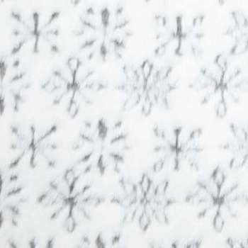 Plaid fausse fourrure Flocon Blanc 130 x 150 cm