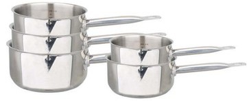 SERIE 5 CASSEROLES INOX PRO KAISER