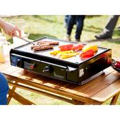 Plancha gaz plaque en fonte 2 brûleurs 6,2kw 55x36