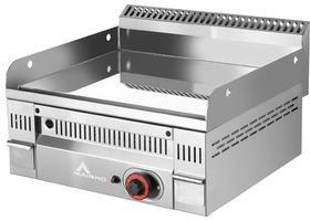 Plancha Fry-Top gaz avec plaque lisse CHROME DUR 2