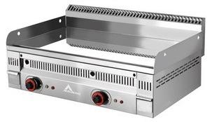Plancha Fry-Top électrique avec plaque lisse CHROM