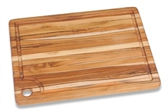 Planche à Découper Rectangulaire En Teck Avec Rigo