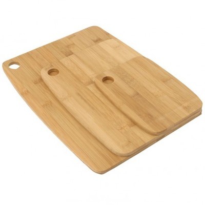 Lot de 3 planches à découper en bambou