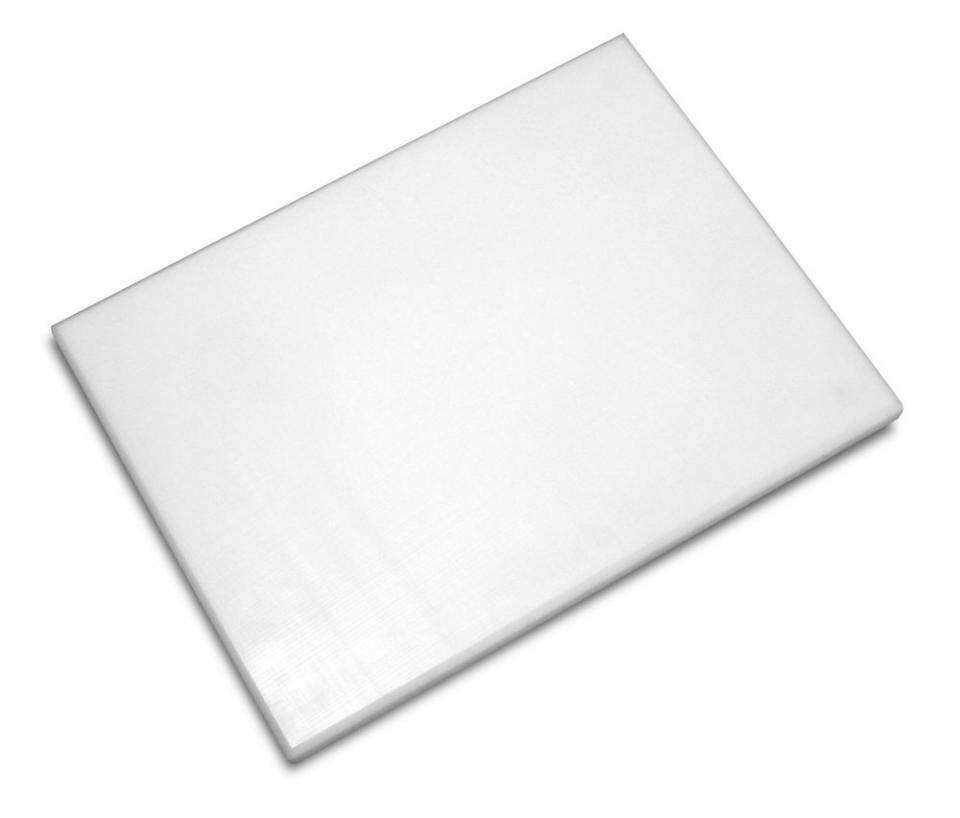 Plaque de découpe en polyéthylène blanc p500