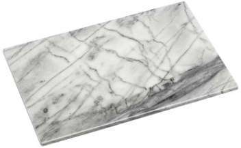 Planche à Découper Rectangulaire en Marbre Blanc -