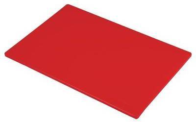 Planche à Découper Hygiplas - Rouge - 450x300x12mm