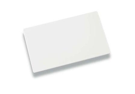 Planche à découper blanche 60x40x2cm en polyéthylè